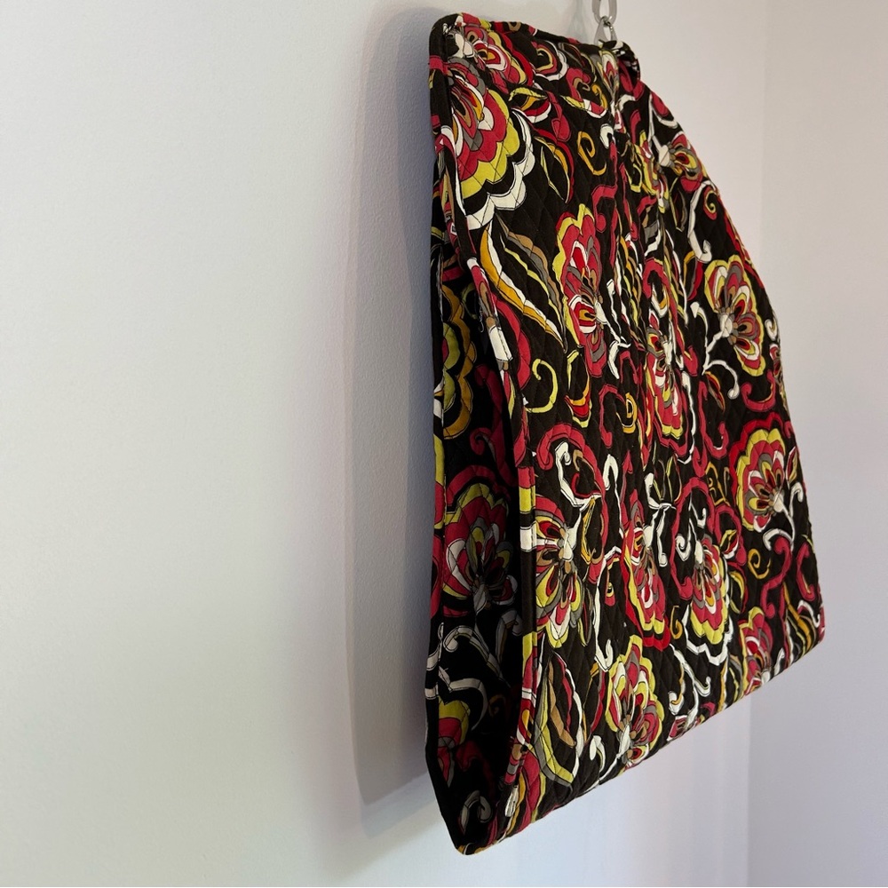 VERA BRADLEY Hanging Garment Bag - PUCCINI - Brown Pink Yellow Floral - Picture 6 of 16